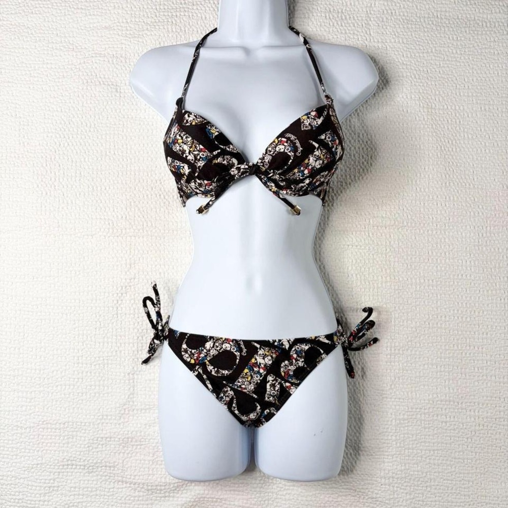 Crystal Ball Tokyo graphic AOP bikini set